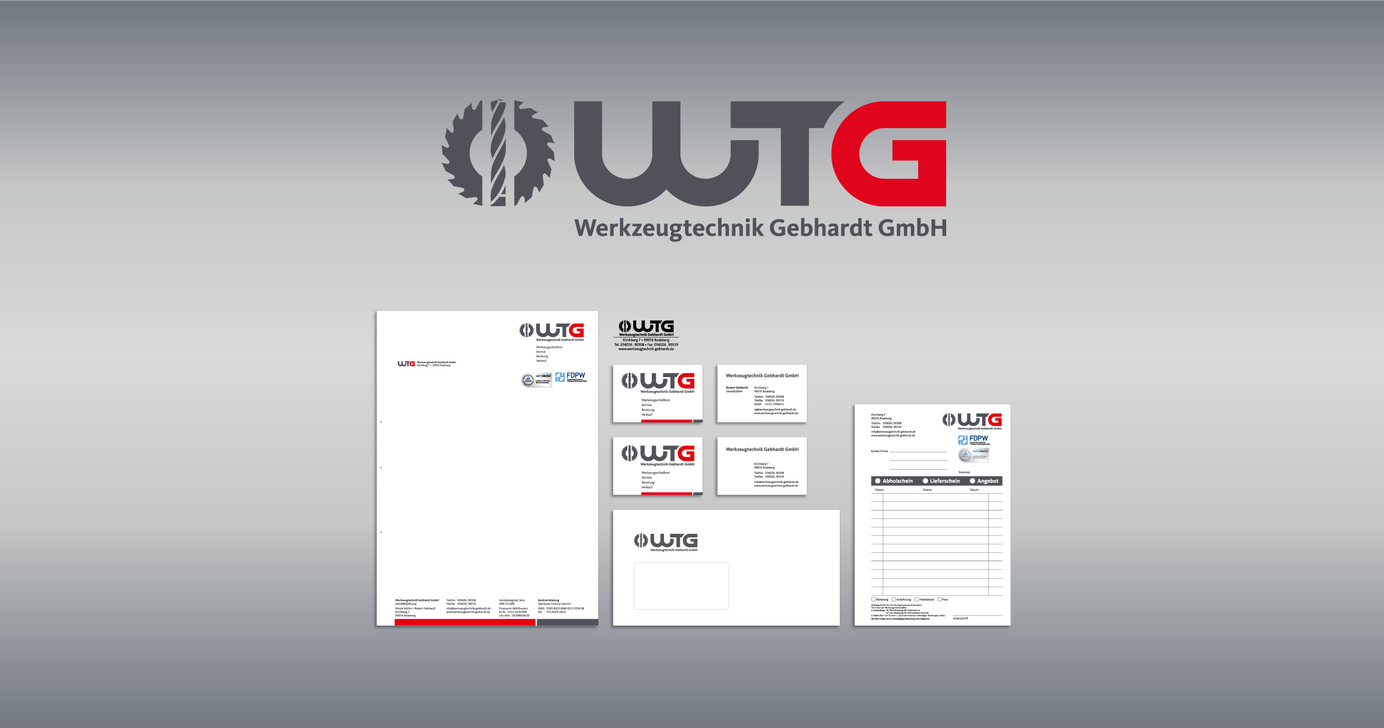 Corporate Design Werkzeugtechnik Gebhardt GmbH
